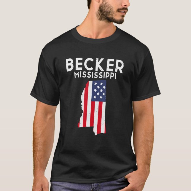 Camiseta Becker Minnesota EUA State America Viagem Minnesot (Frente)