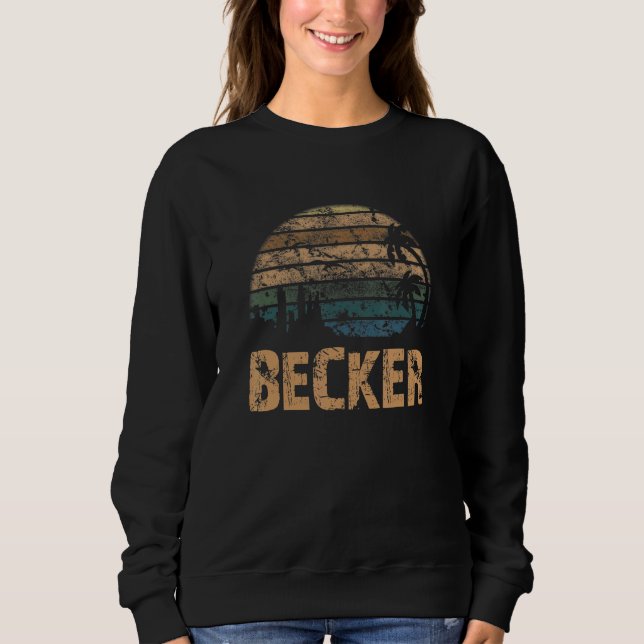 Camiseta Becker Vintage Sunset Envelhecido (Frente)