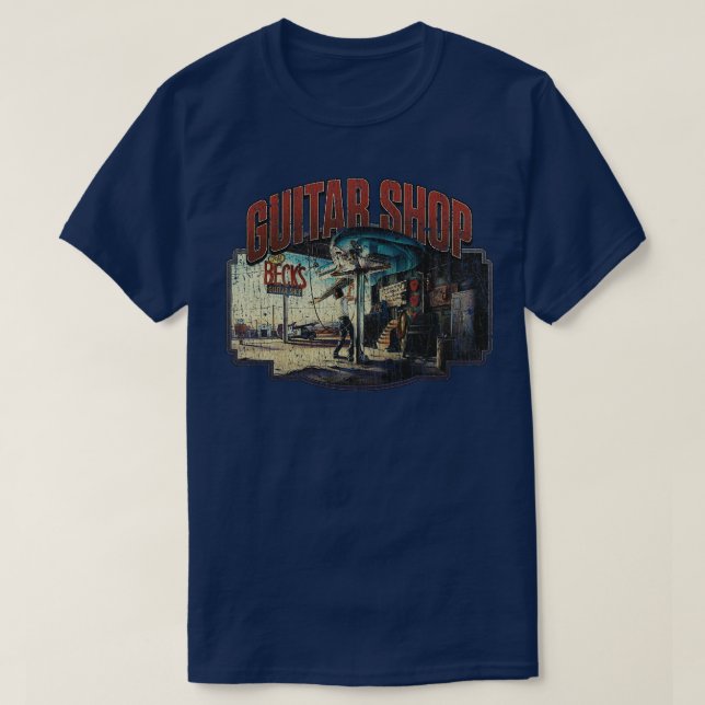 Camiseta Becks Guitar Compro 1989 (Frente do Design)