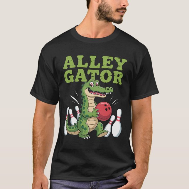 Camiseta Beco Gator Boliche Bowler (Frente)
