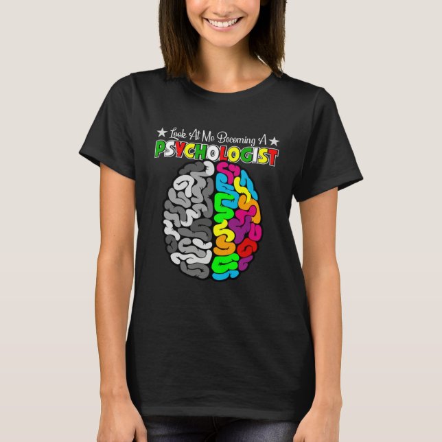 Camiseta Becoming A School Psychologist Psychology Teacher  (Frente)