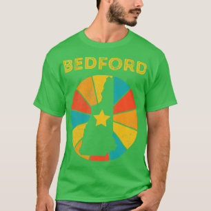 Camiseta Bedford New Hampshire Vintage angustiou Souvenir
