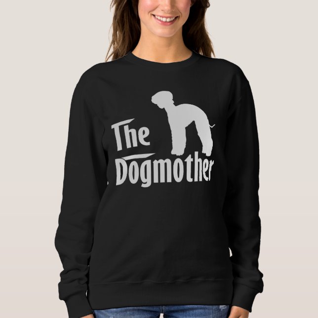 Camiseta Bedlington Terrier Dog Dia de as mães mãe (Frente)