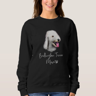 Camiseta Bedlington Terrier Mãe Cachorro Cachorro Bonito