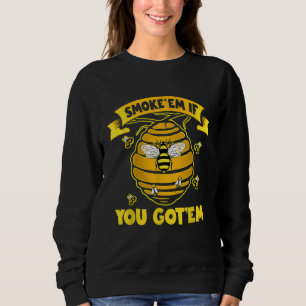 Camiseta Bee Bee Puns Beekeeper Fumaça