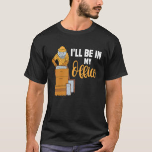 Camiseta Bee & Beehive é o escritório de trabalho.
