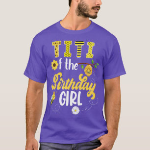 Camiseta Bee Bumblebee Girl Birthday Hive Sweet 1rua Party 