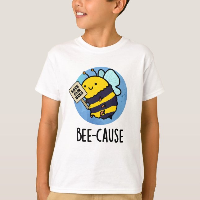 Camiseta Bee Causa Insetos Engraçados (Frente)