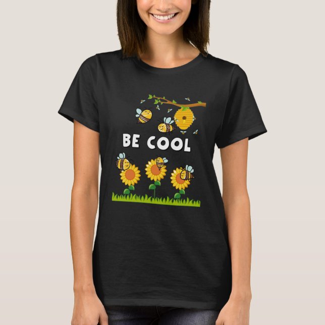 Camiseta Bee Cool Pollination & Hive  For Children & Toddle (Frente)