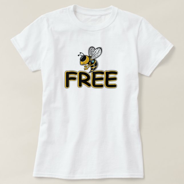 CAMISETA BEE CREATIVE  (Frente do Design)