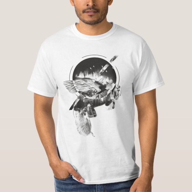 Camiseta Bee Design Double Exposed (Frente)