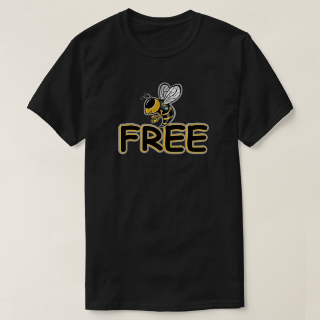 CAMISETA BEE FREE (Frente do Design)