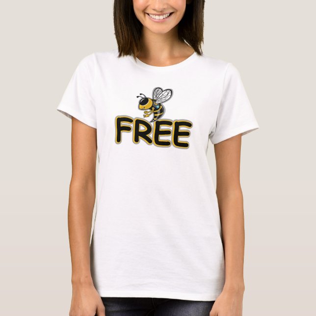 CAMISETA BEE FREE (Frente)