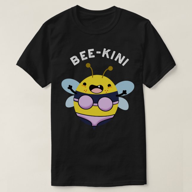 Camiseta Bee Funny Bee Puns 1 (Frente do Design)