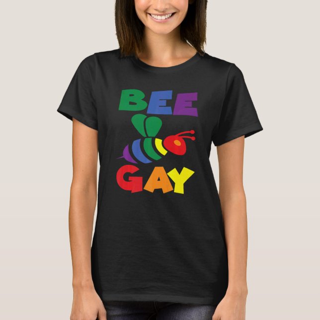 Camiseta bee gay bee equalisation and human rights (Frente)