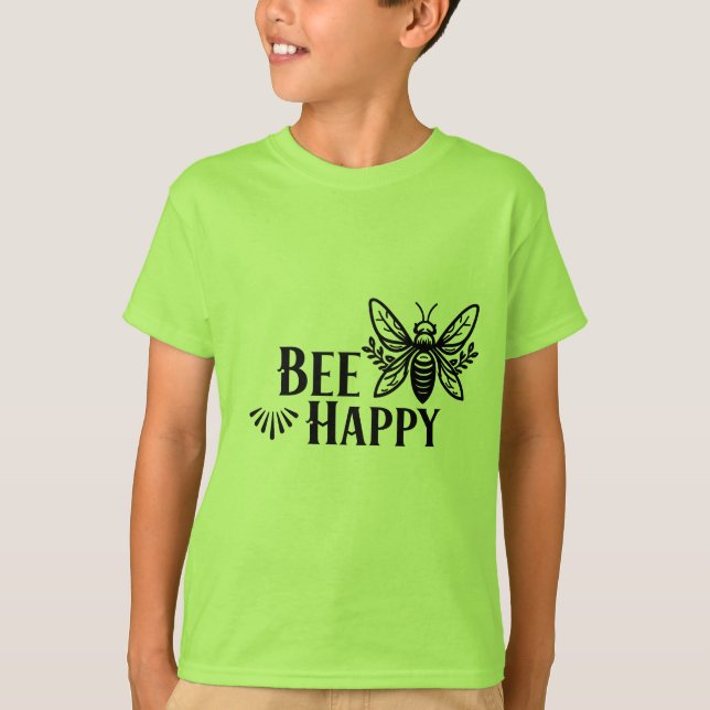 Camiseta Bee Happy (Frente)
