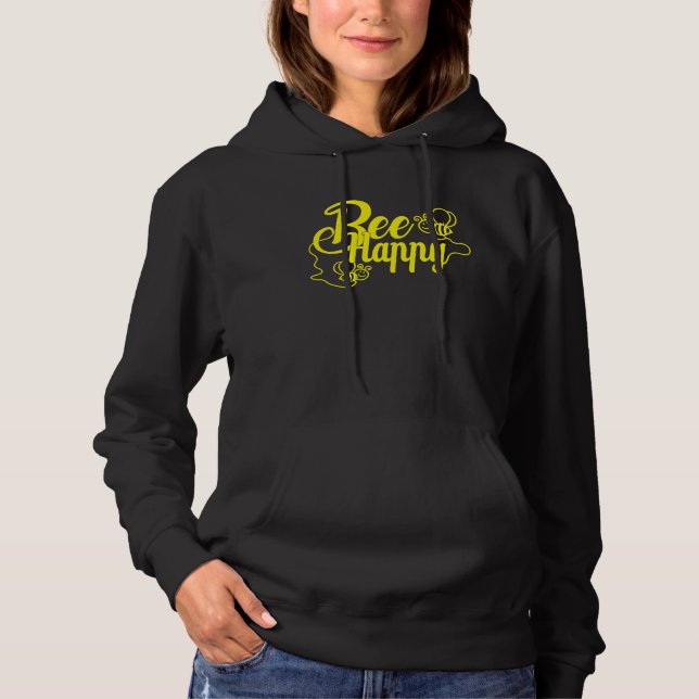Camiseta Bee Happy Bee Beekeeping Maya Honey Beekeeping Bee (Frente)