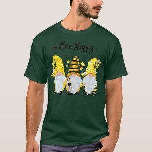 Camiseta Bee Happy Bee Gnomo Primavera 487