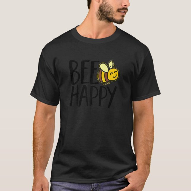 Camiseta Bee Happy Bee Kids & Women (Frente)
