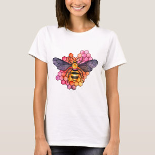 Camiseta Bee Honeycomb