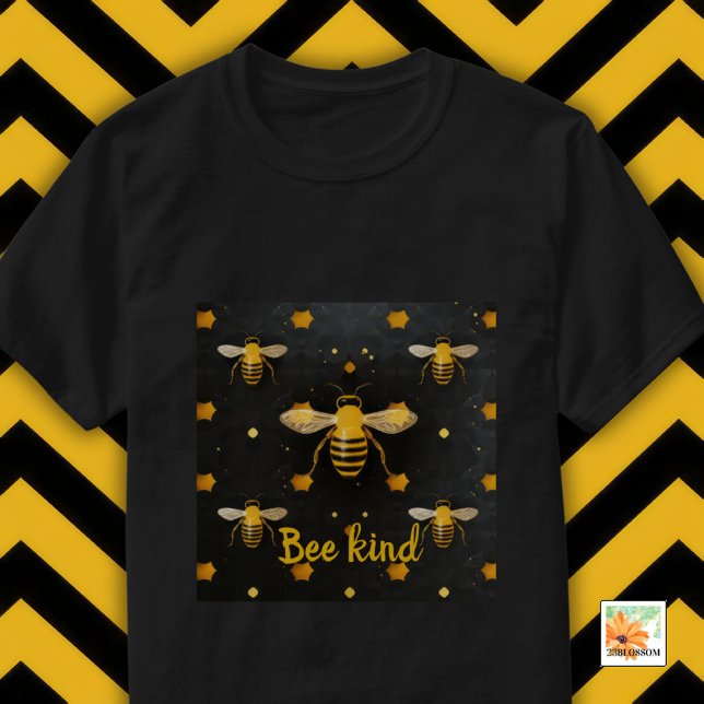 Camiseta Bee KIND aperitivo amante de mel de presente de ab (Criador carregado)
