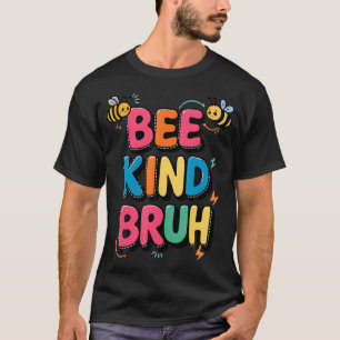 Camiseta Bee Kind Bumble Bee Kindness Meninas Crianças