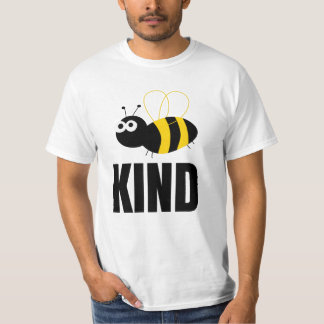 Camiseta BEE KIND (Seja gentil) Engraçado Desenho De Abelha