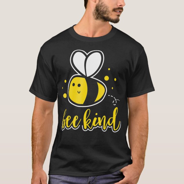 Camiseta Bee Kind TShirt Bumble Bee Kindness Professor Gift (Frente)