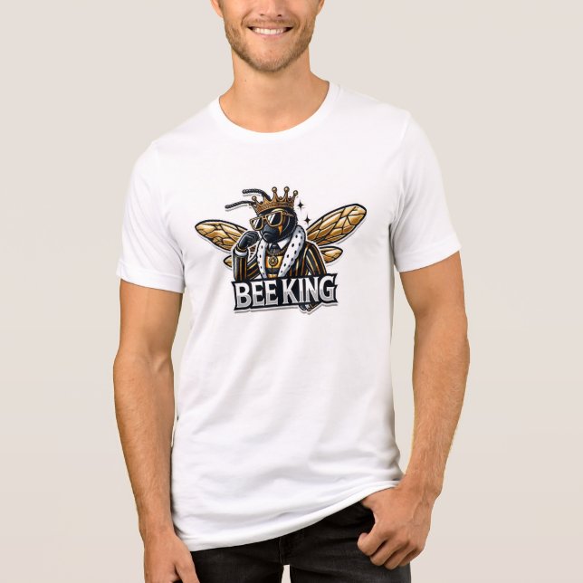 Camiseta Bee King | Arte Inseta Real Swag (Frente)