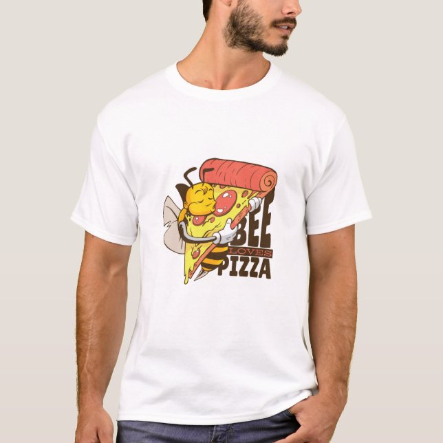 Camiseta Bee legal ama pizza (Frente)