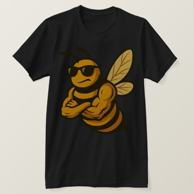 Camiseta BEE LEGAL e AJUSTADO (Frente do Design)
