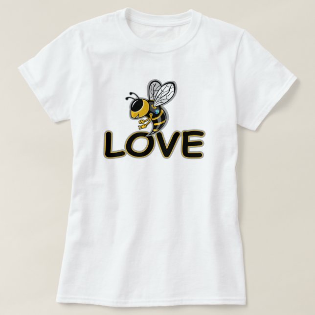 CAMISETA BEE LOVE  (Frente do Design)