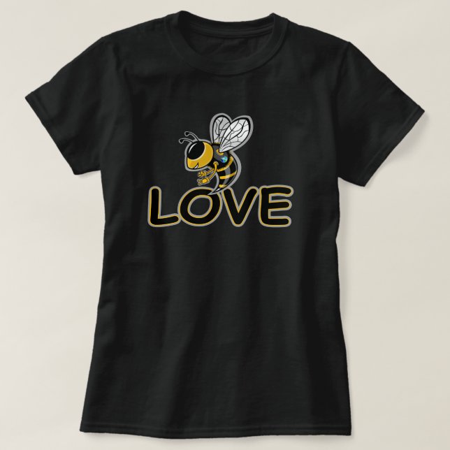 CAMISETA BEE LOVE  (Frente do Design)