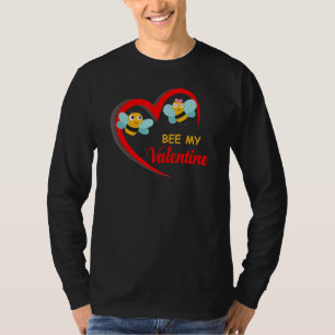Camiseta Bee My Namorados Love Heart Day