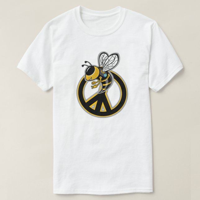 CAMISETA BEE PEACE  (Frente do Design)