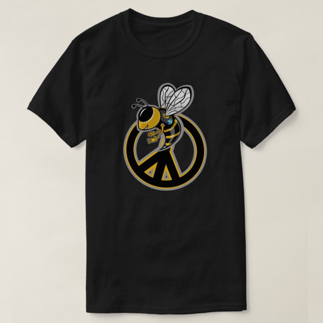 CAMISETA BEE PEACE  (Frente do Design)