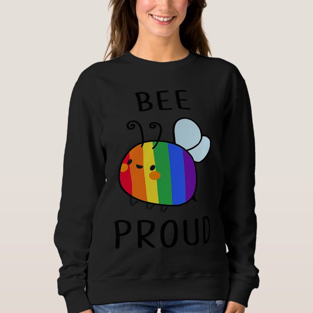 Camiseta Bee Proud LGBT LGBT Gay Transgender Pride (Frente)