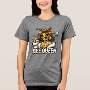 Camiseta Bee Queen   Arte Real das Abelhas Glamorosas