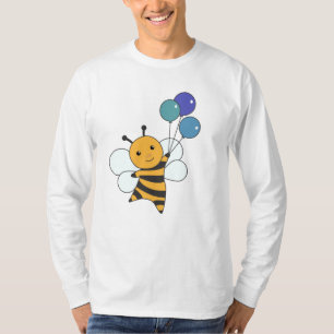Camiseta Bee Sumsi Balões Animais Engraçados Abelhas de mel