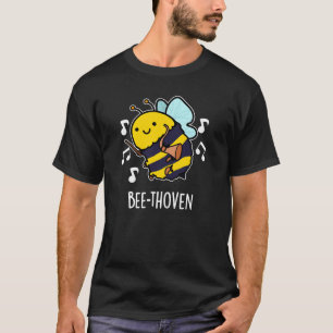 Camiseta Bee Thoven Funny Music Bee Pun Dark BG