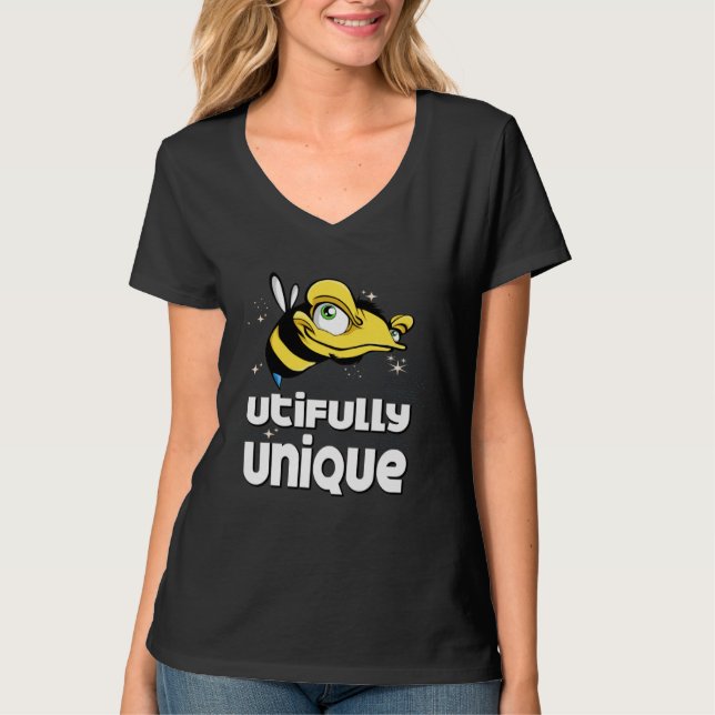 Camiseta Bee utifully unique  Beekeeper Bee (Frente)