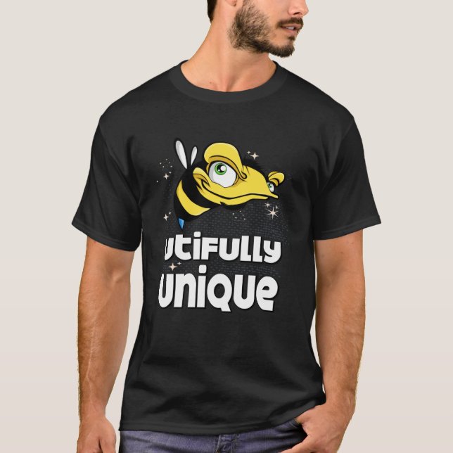 Camiseta Bee utifully unique  Beekeeper Bee (Frente)