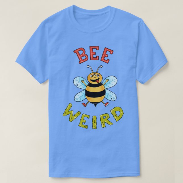Camiseta Bee Weird (Frente do Design)
