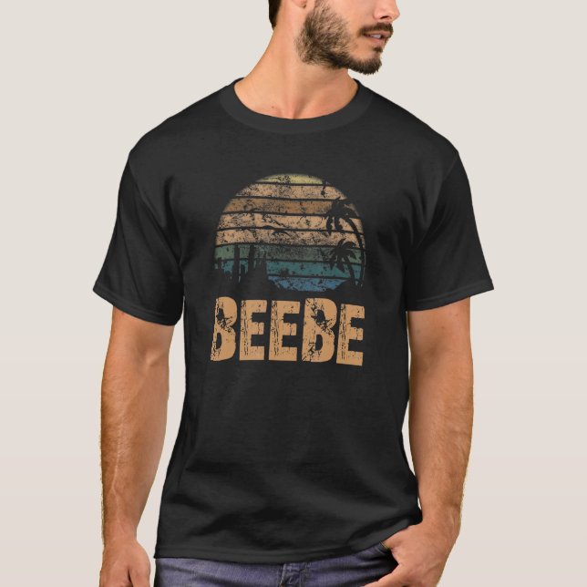 Camiseta Beebe Vintage Sensação de sol (Frente)