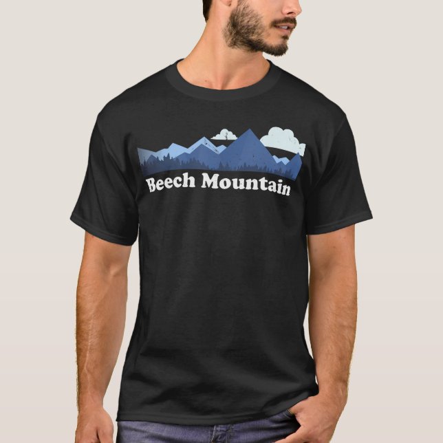 Camiseta Beech Mountain Carolina do Norte Blue Ridge (Frente)