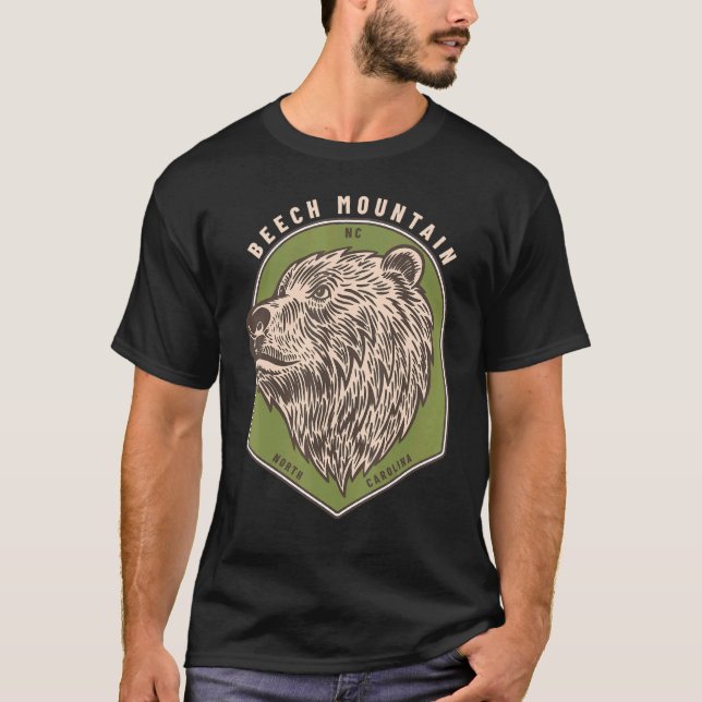 Camiseta Beech Mountain North Carolina Bears Blue Ridge Bea (Frente)