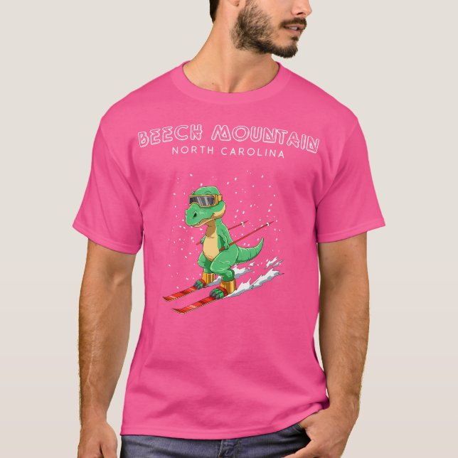Camiseta Beech Mountain North Carolina - Presente de Esqui  (Frente)