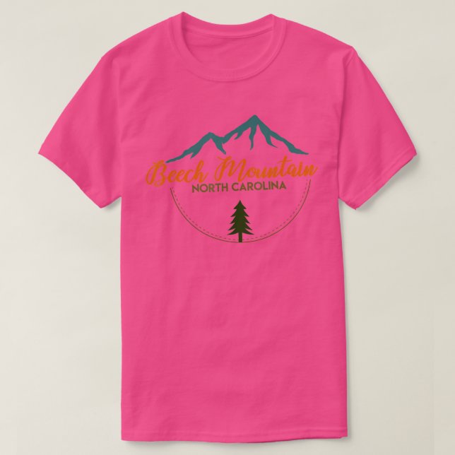 Camiseta Beech Mountain Retro Adventure Snowboard Sh (Frente do Design)