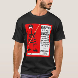 Camiseta Beefeater da Revista do poster vintage Harper