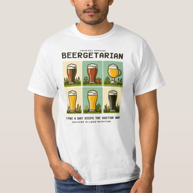 CAMISETA BEEGETARIANO (Frente)